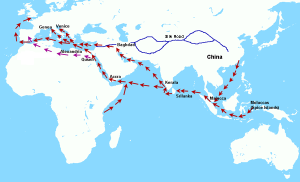 Trade H istory of the Silk Road, Spice & Incense Routes