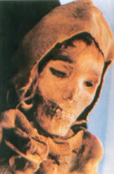 A Loulan female corpse of more than 4,000 year ago